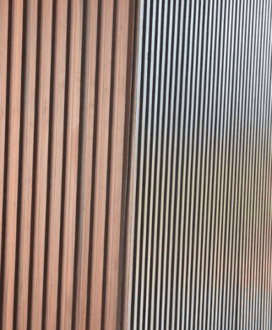TV Wall Fluted Panels