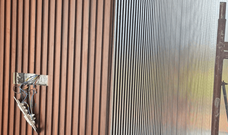 TV Wall Fluted Panels